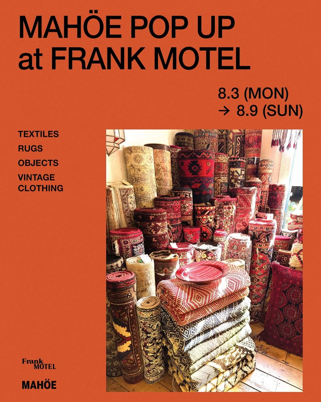 MAHÖE POP-UP at FRANK MOTEL - 이미지 1